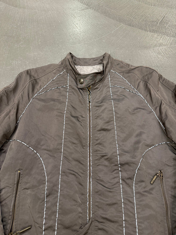 2007 Cavalli paneled bomber jacket