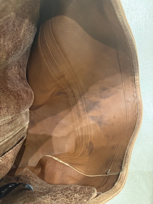 S/S2003 Gucci by Tom Ford distressed runway leather jacket