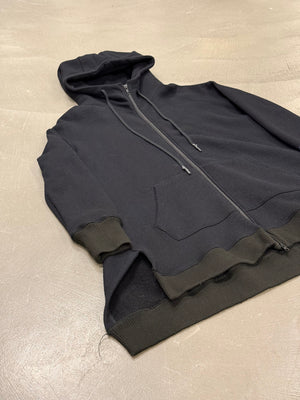 2020s Yohji Yamamoto zip-up long hoodie