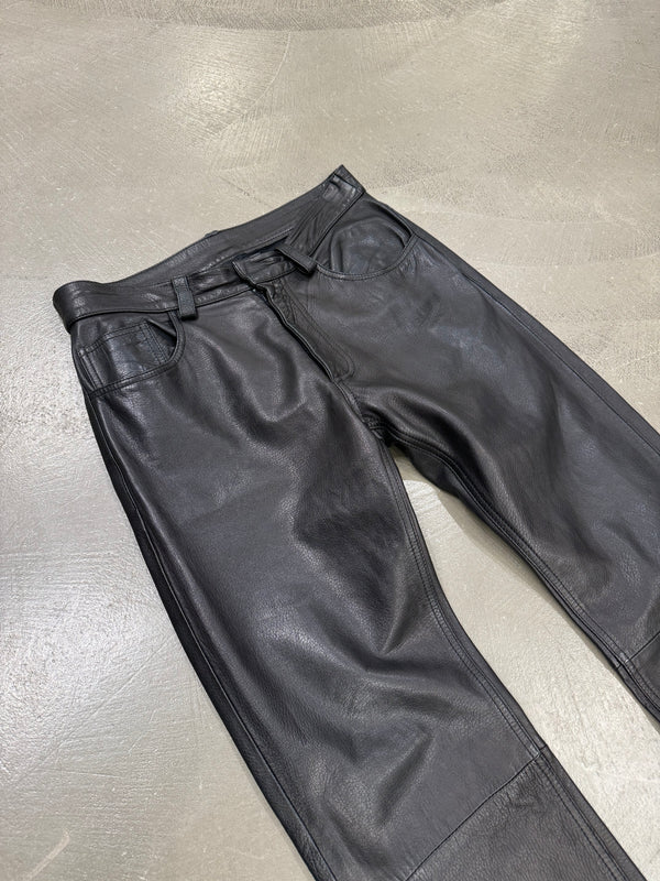 1990s Dolce & Gabbana leather pants