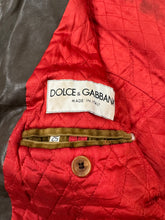 Load image into Gallery viewer, 1990s Dolce &amp; Gabbana mainline hybrid corduroy leather jacket
