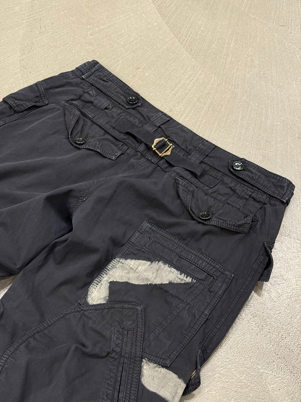 2004 Dolce & Gabbana runway bondage parachute cargo pants