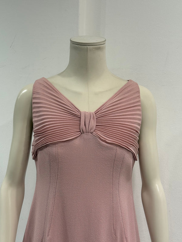 S/S2007 Valentino pleated butterfly bow dress