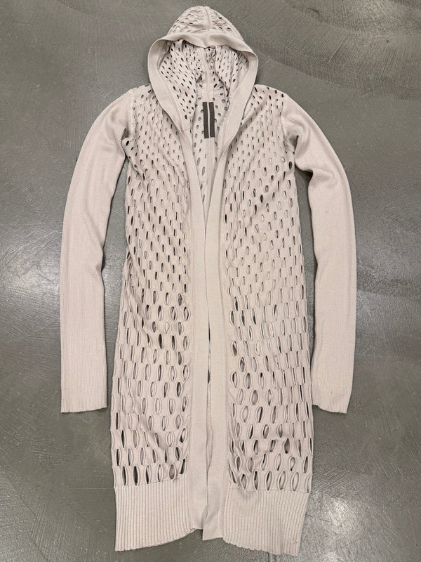 S/S2008 Rick Owens “Creatch” holed long cardigan