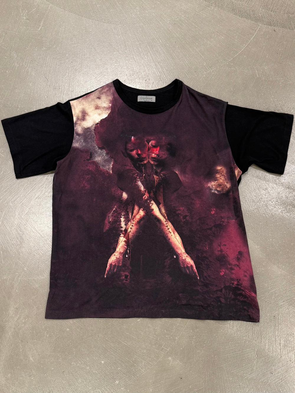 A/W2022 Yohji Yamamoto Pour Homme printed tee