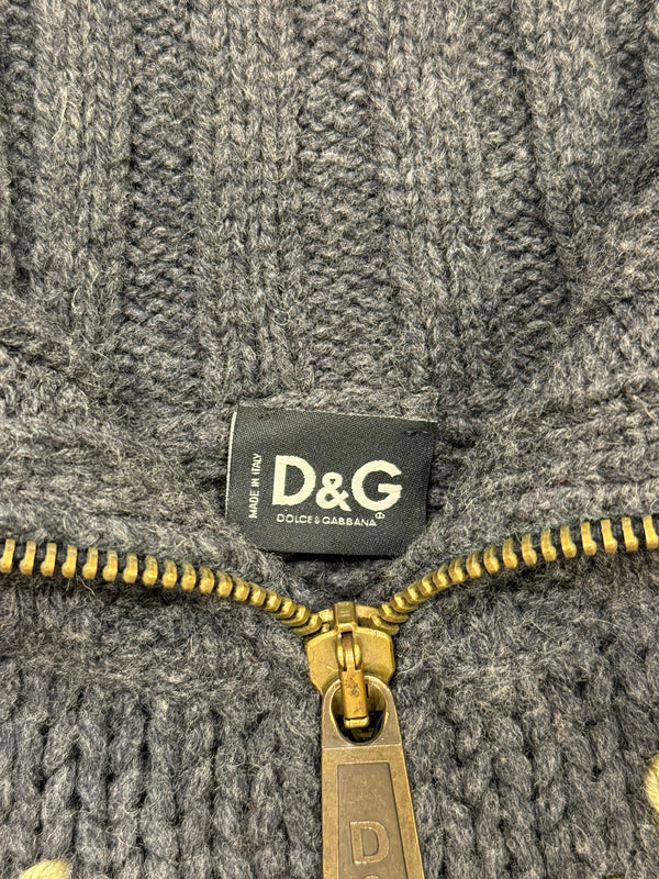 2000s Dolce & Gabbana floral cardigan
