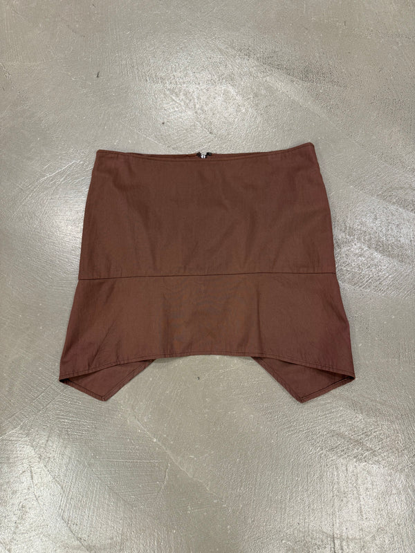 2002 Gucci by Tom Ford V-slit mini skirt