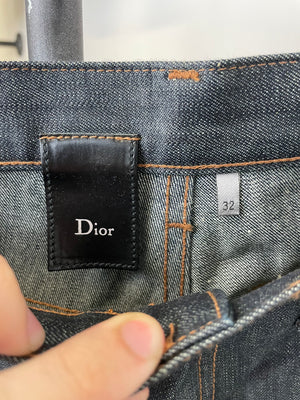 Dior 2006 Hedi Slimane coated polyurethane denim