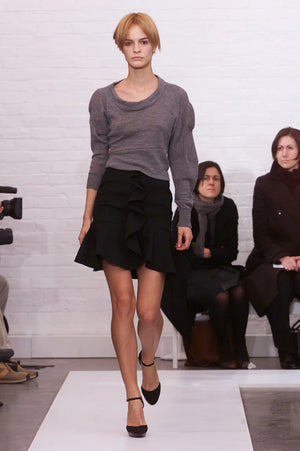 A/W2002 Balenciaga by Nicolas Ghesquiere runway ruffled mini skirt