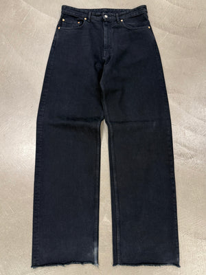 A/W2023 Maison Margiela raw hem wide leg jeans