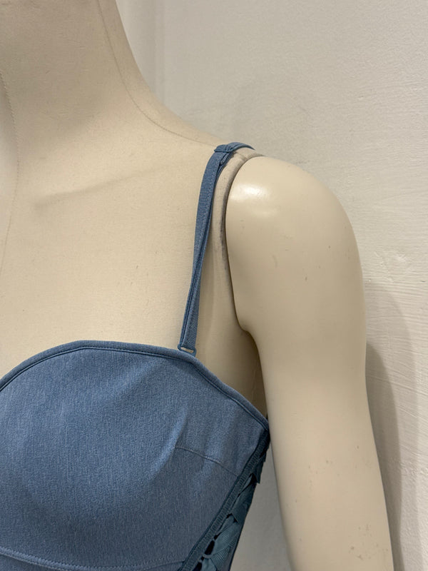 2004 Christian Dior by Galliano lace-up corset top