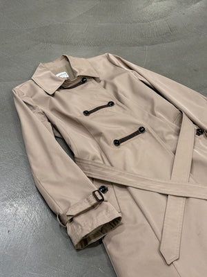 2009 Armani double breasted trench coat