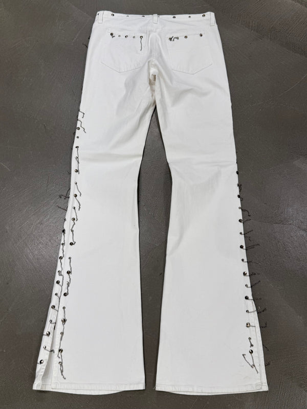 2000s Versace chain pendants pants