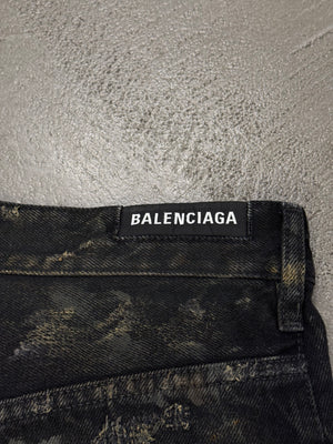 S/S2023 Balenciaga "The Mud Show" destroyed denim