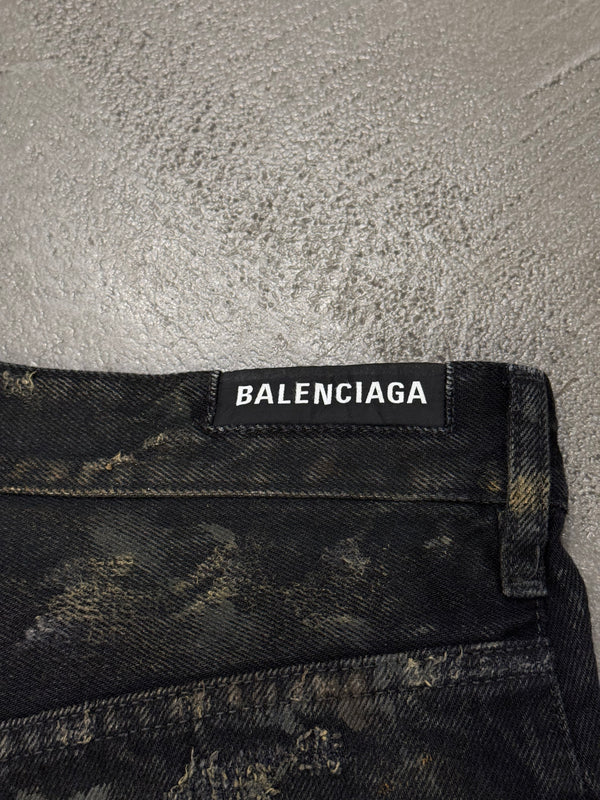 S/S2023 Balenciaga "The Mud Show" destroyed denim