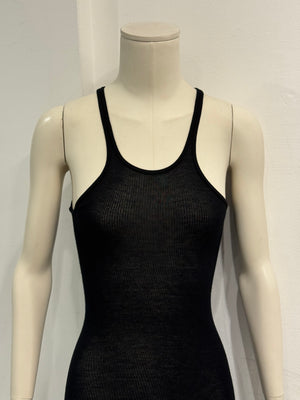 A/W2008 Rick Owens "Stag" ribbed racerback maxi dress