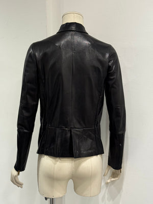 A/W2013 Maison Margiela MM6 fitted leather jacket