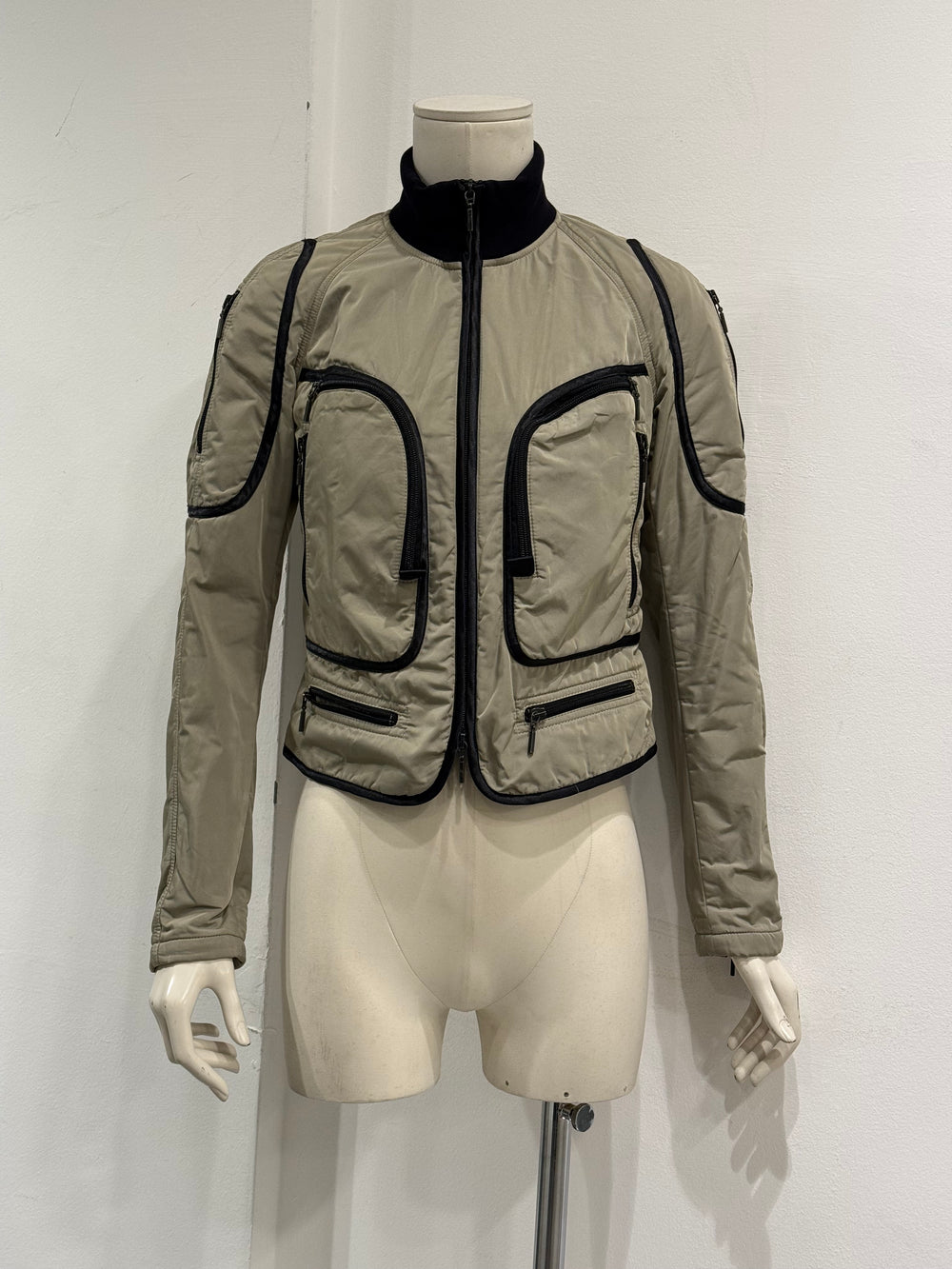 2000s Plein Sud cargo moto utility jacket