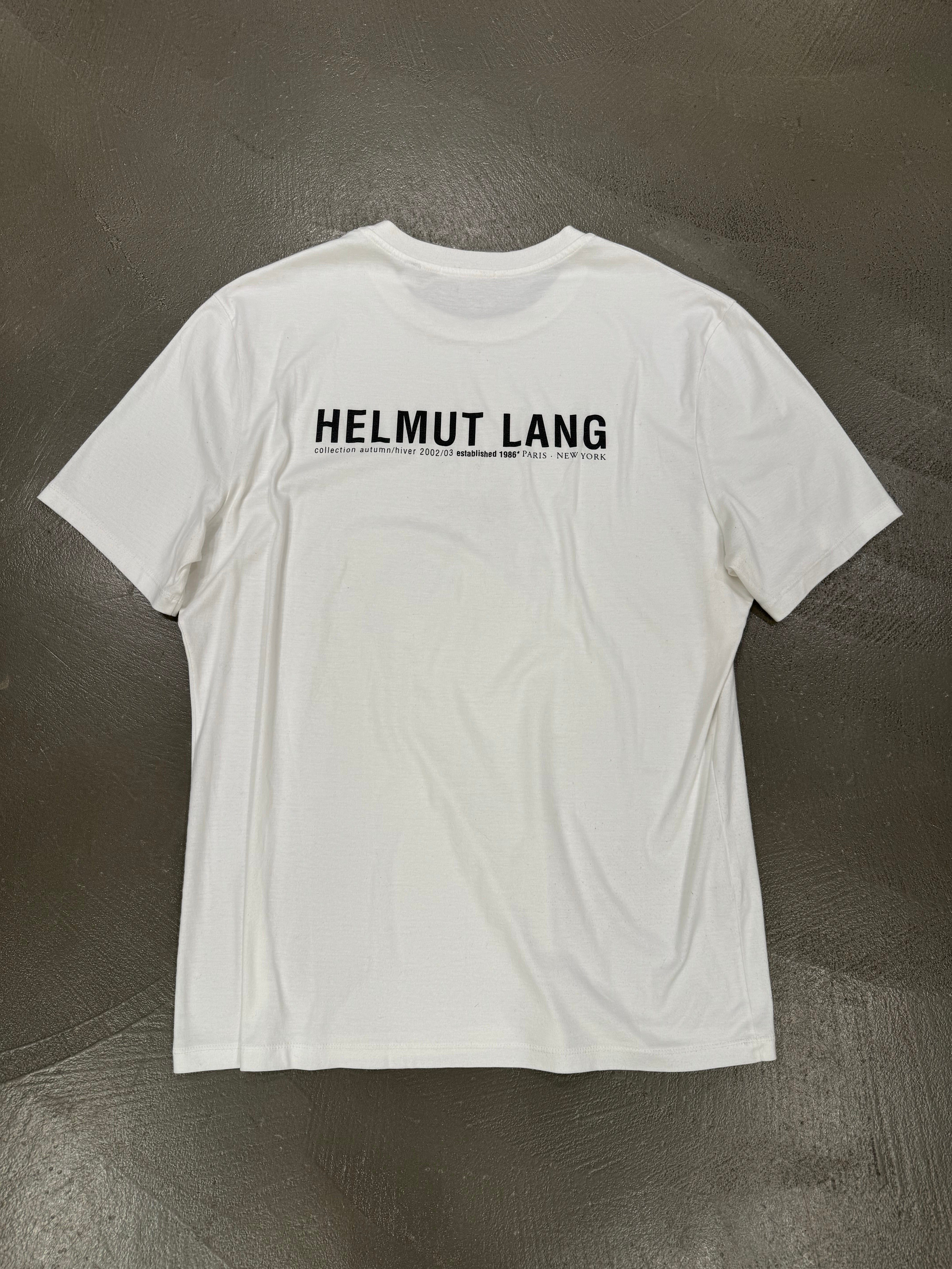 トップス helmut lang logo print 2002 archive S/S 2002 Helmut Lang 