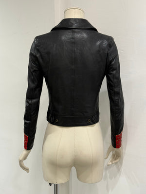 S/S2015 Saint Laurent by Hedi Slimane runway sample studded stars leather jacket