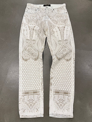 2010s Roberto Cavalli printed jeans