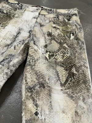 2001 Roberto Cavalli snake skin pants