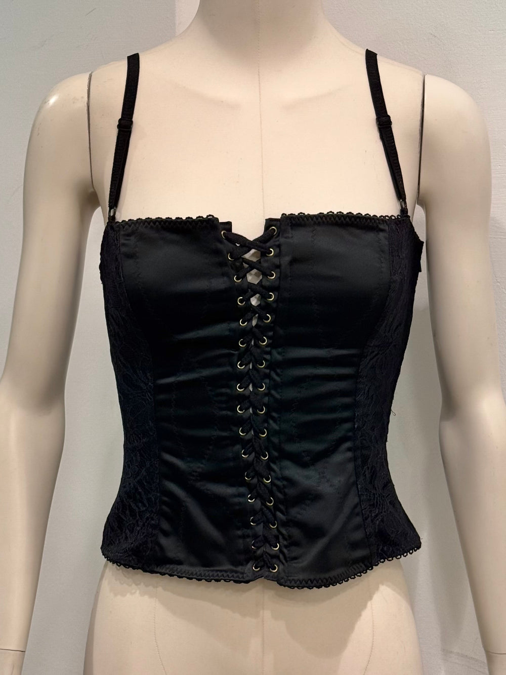 2000s Dolce & Gabbana lace-up corset