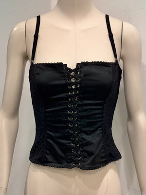 2000s Dolce & Gabbana lace-up corset
