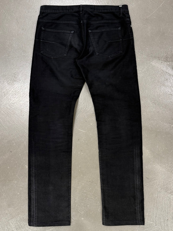 2000s Dior by Hedi Slimane coated jeans