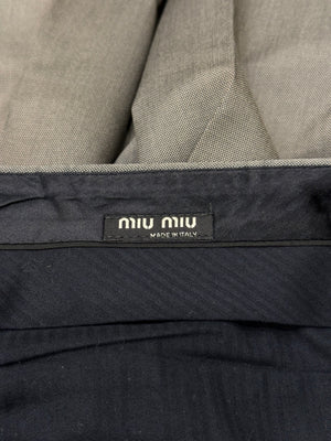 2000s Miu Miu tailored wool single breasted suit