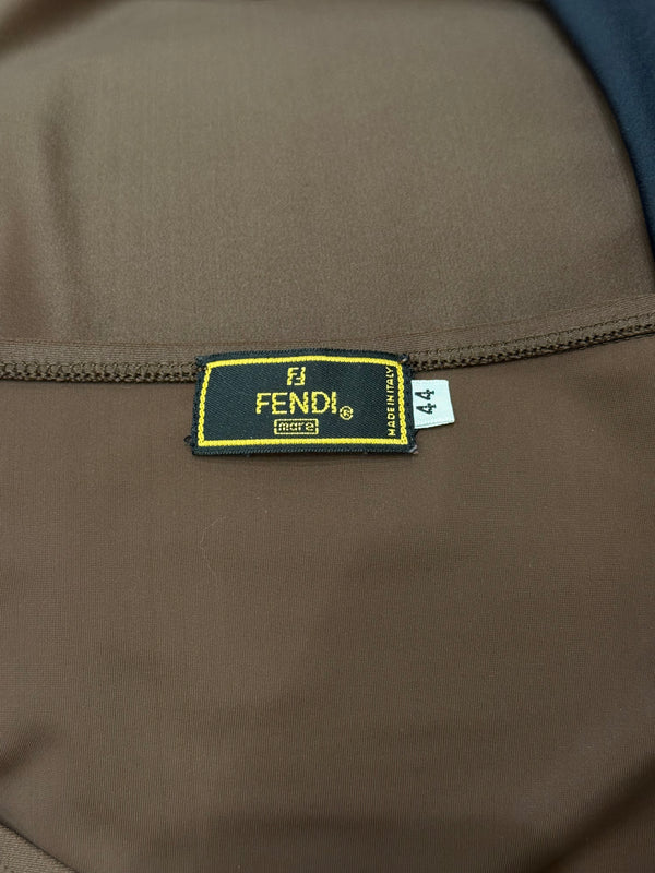 2000s Fendi stretch top and long skirt set