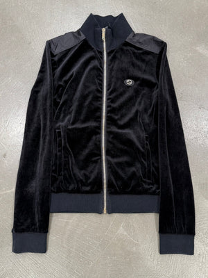2010s Gucci velvet fleece jacket