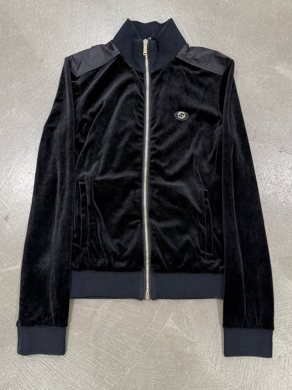 2010s Gucci velvet fleece jacket