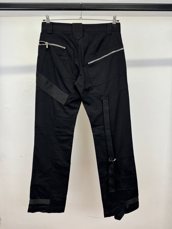 A/W2003 Dolce & Gabbana bondage parachute cargo pants