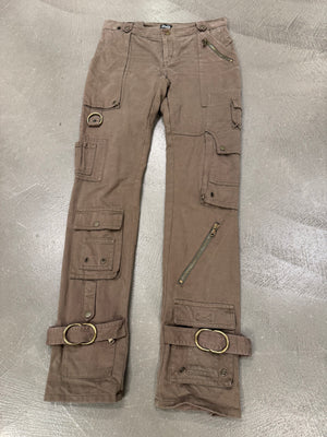 A/W2003 Dolce & Gabbana bondage parachute cargo pants