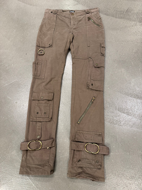 A/W2003 Dolce & Gabbana bondage parachute cargo pants