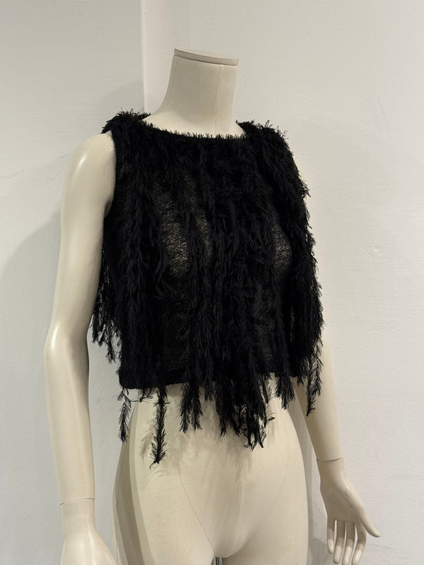 2000s Plein Sud fringe top