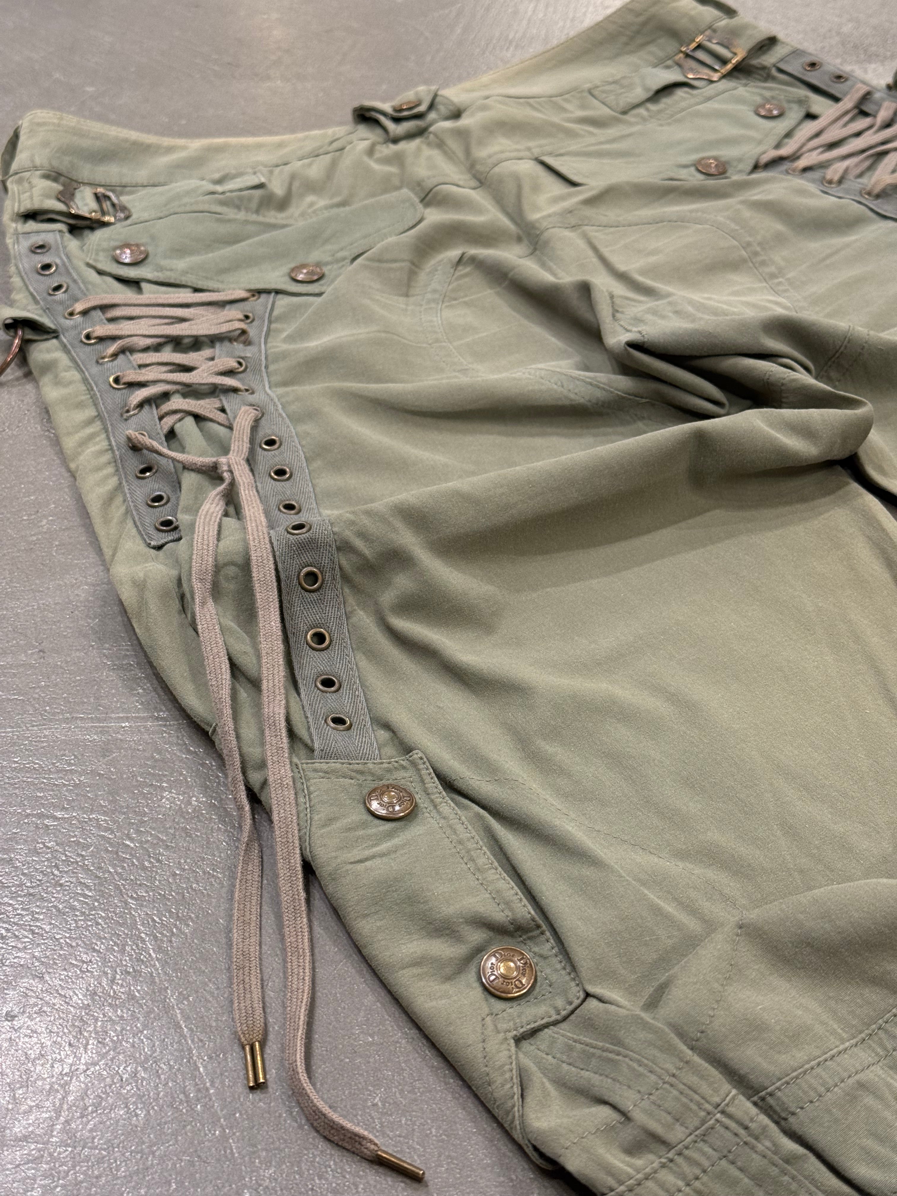 S/S2003 Christian Dior by John Galliano lace-up bondage pants