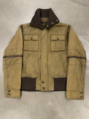 A/W2003 Dolce & Gabbana runway bomber jacket with multi pocket construction