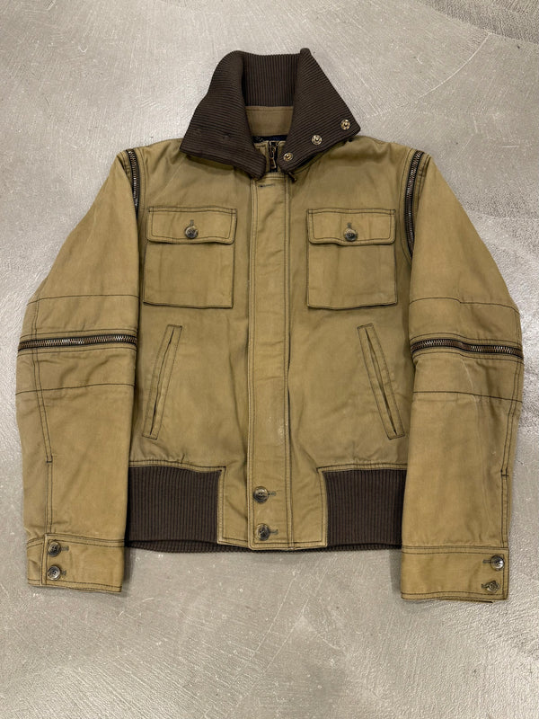 A/W2003 Dolce & Gabbana runway bomber jacket with multi pocket construction