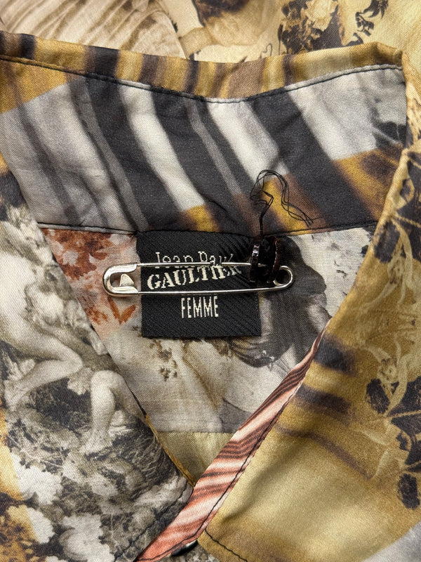 2000s Jean Paul Gaultier print shirt