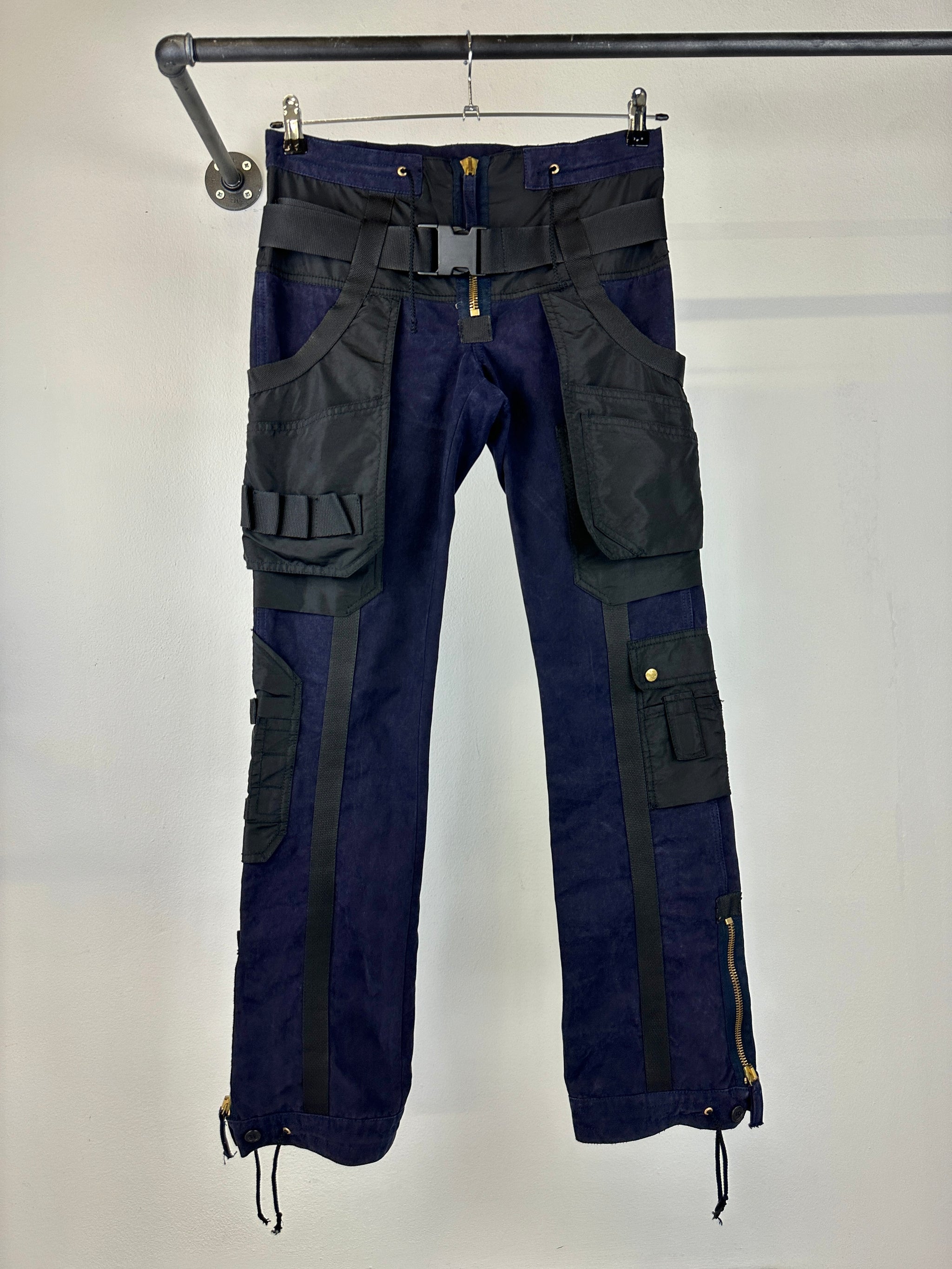 レビュー高評価の商品!の商品をすべて AW2003 Jean Paul Gaultier parachute bondage pants – elevated パンツ