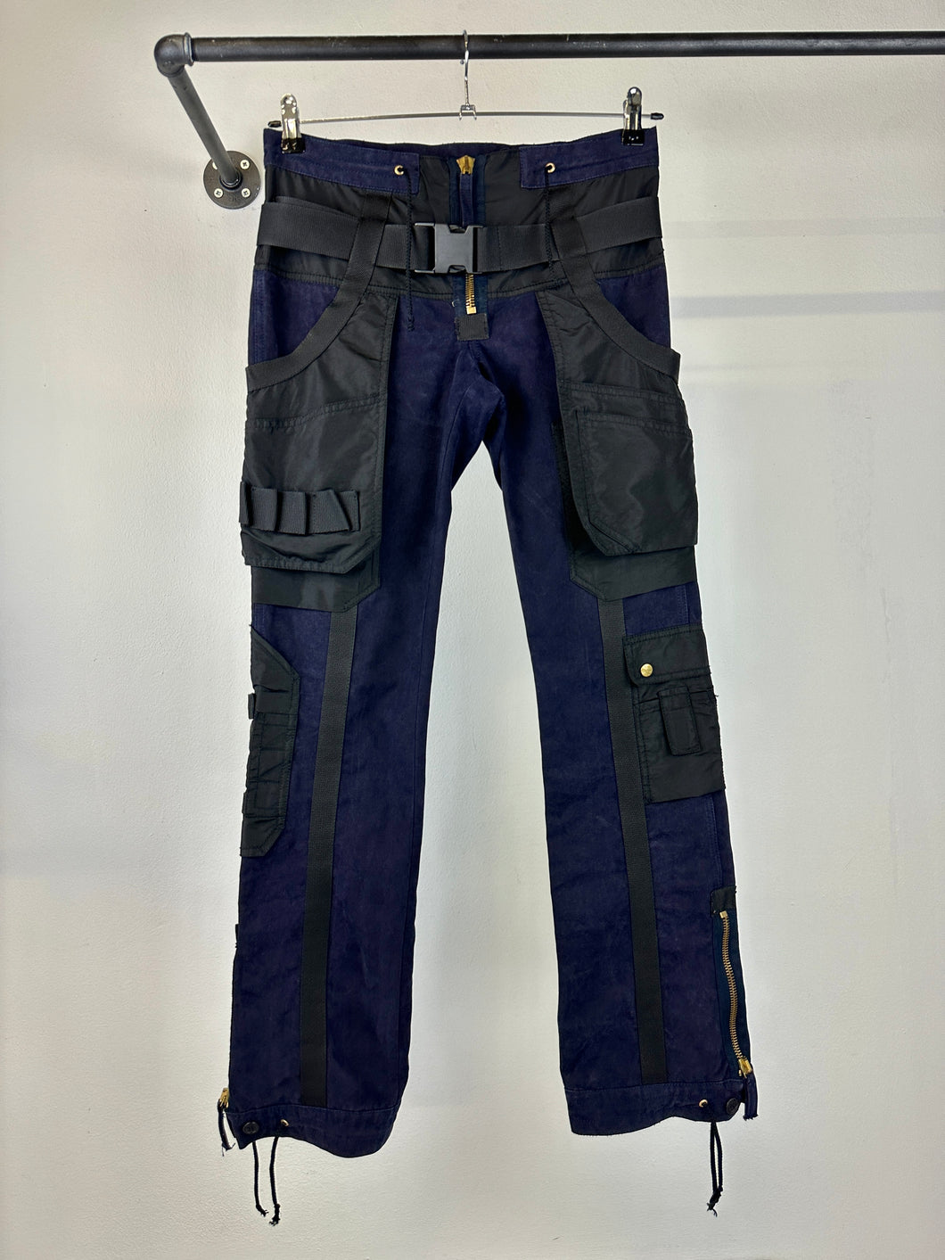 AW2003 Jean Paul Gaultier parachute bondage pants