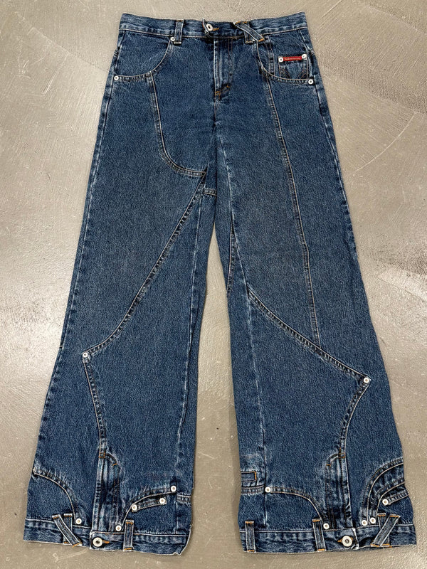 2003 Dolce & Gabbana upside down reverse denim