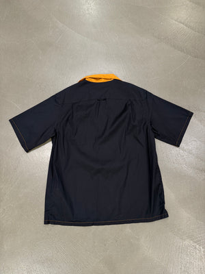 2019 Prada contrast stitch bowling shirt