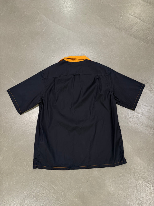 2019 Prada contrast stitch bowling shirt