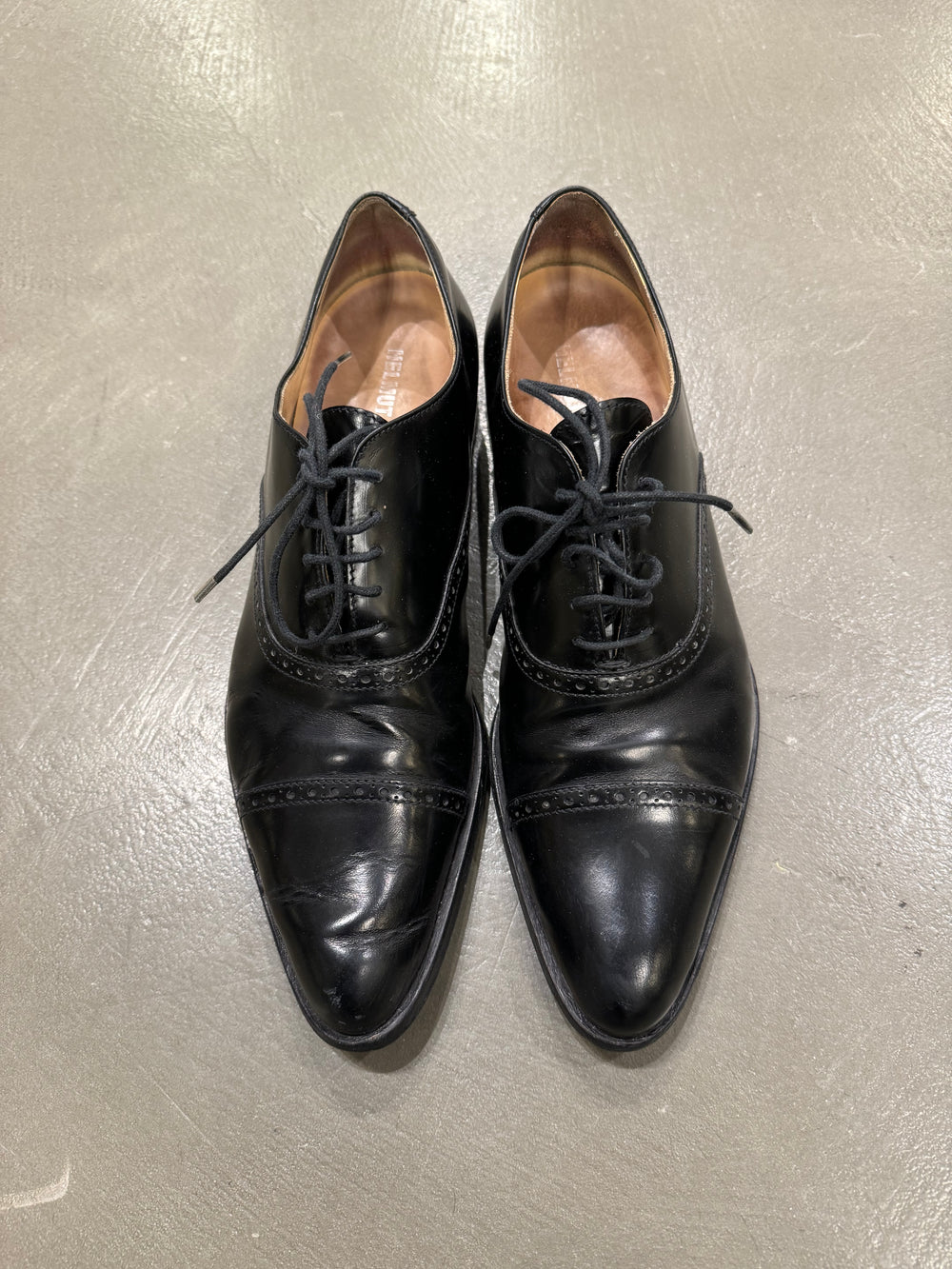 2000s Helmut Lang elegant derby shoes