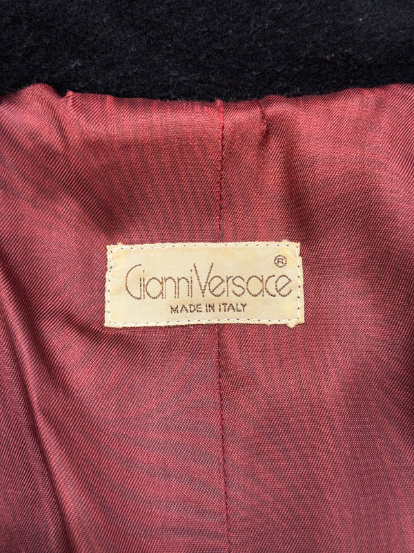 1980s Gianni Versace wool coat