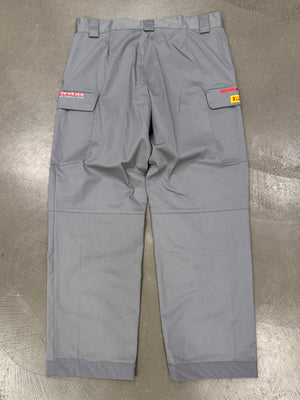 2023 Prada Luna Rossa technical pants with reinforced knees