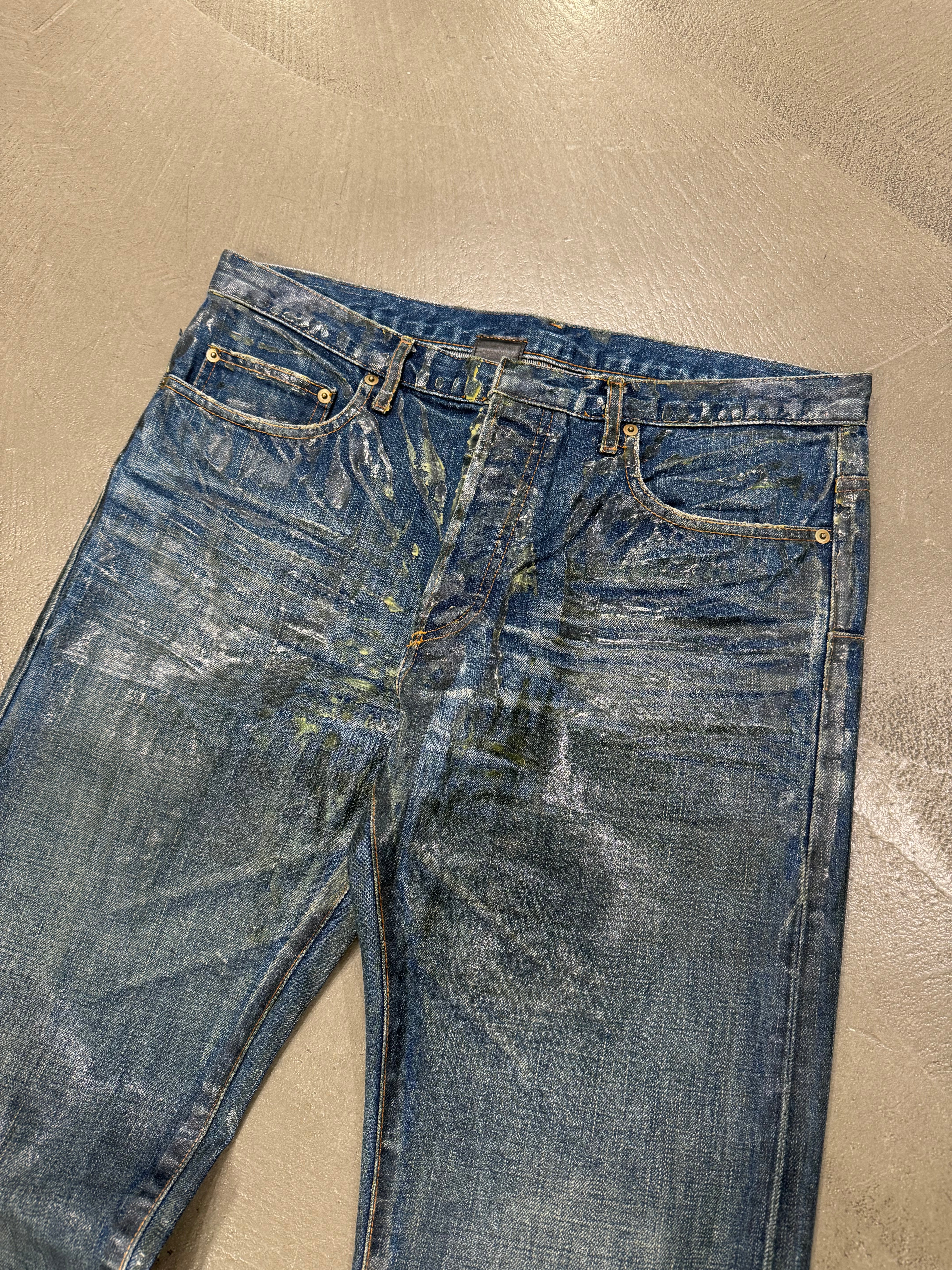 小物 Dior by Heidi Slimane F/W 2003 Dior by Hedi Slimane green waxed denim